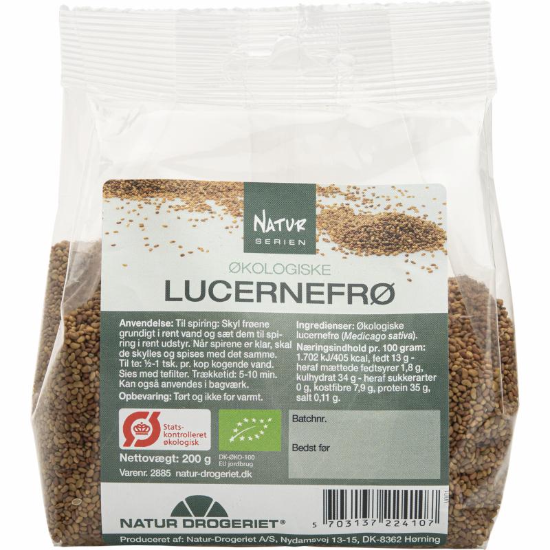 Alfalfa seeds 200 g Organic